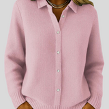Elena – Elegant Klassisk Cardigan Med Blød Strik