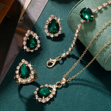 Elisandre Vermont Jewelry emerald | Gold