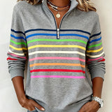 Clara | Stilfuld farverig trøje 