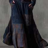 Astrid | Læderlook Maxikjole