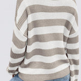 Stribet sweater