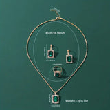 Sylvara Greenveil Jewelry emerald | White Gold